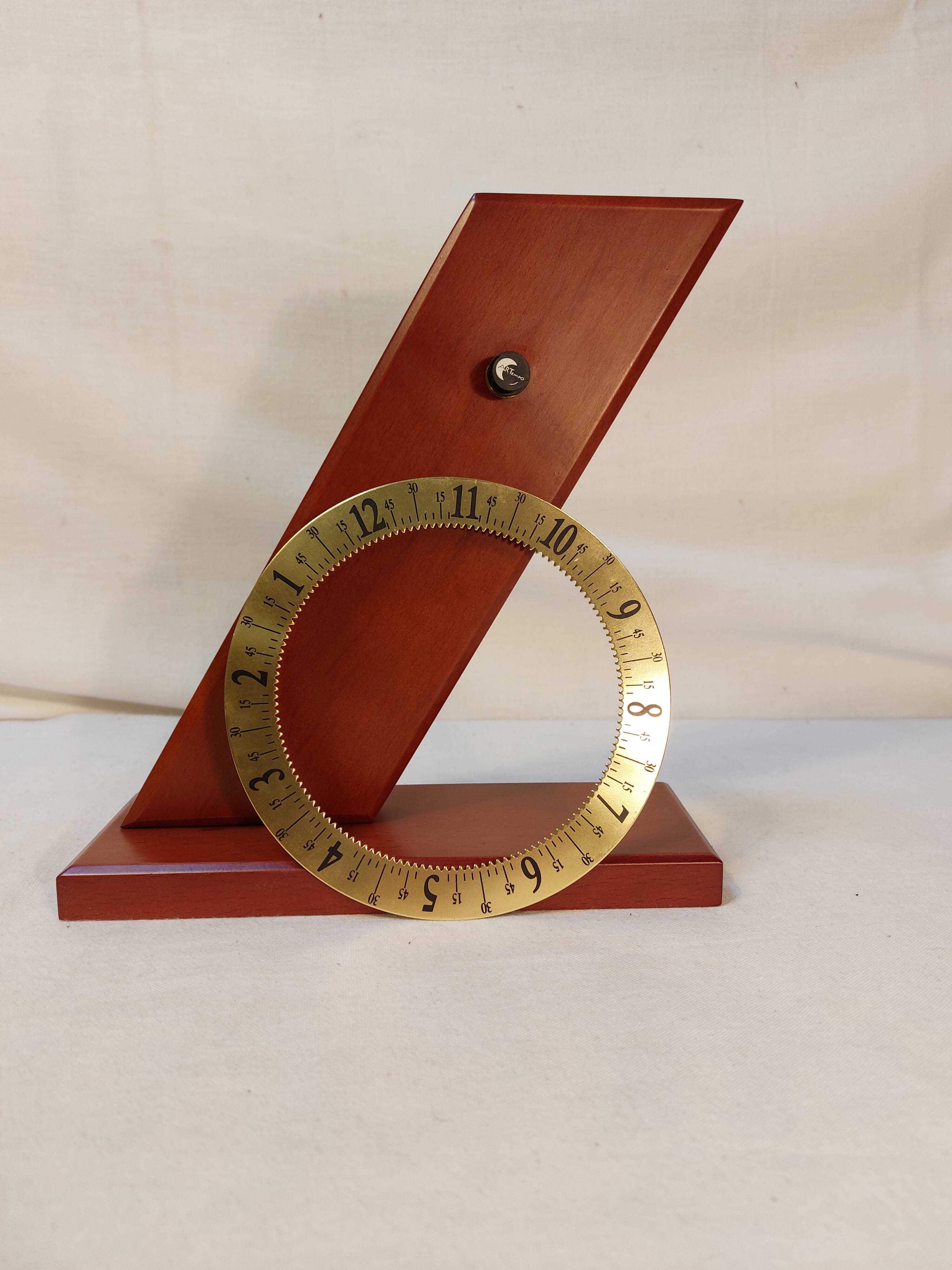 Artempo designer table clock by suko - 80s