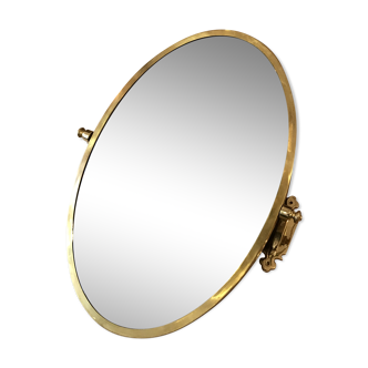 Brass mirror, 53x41cm