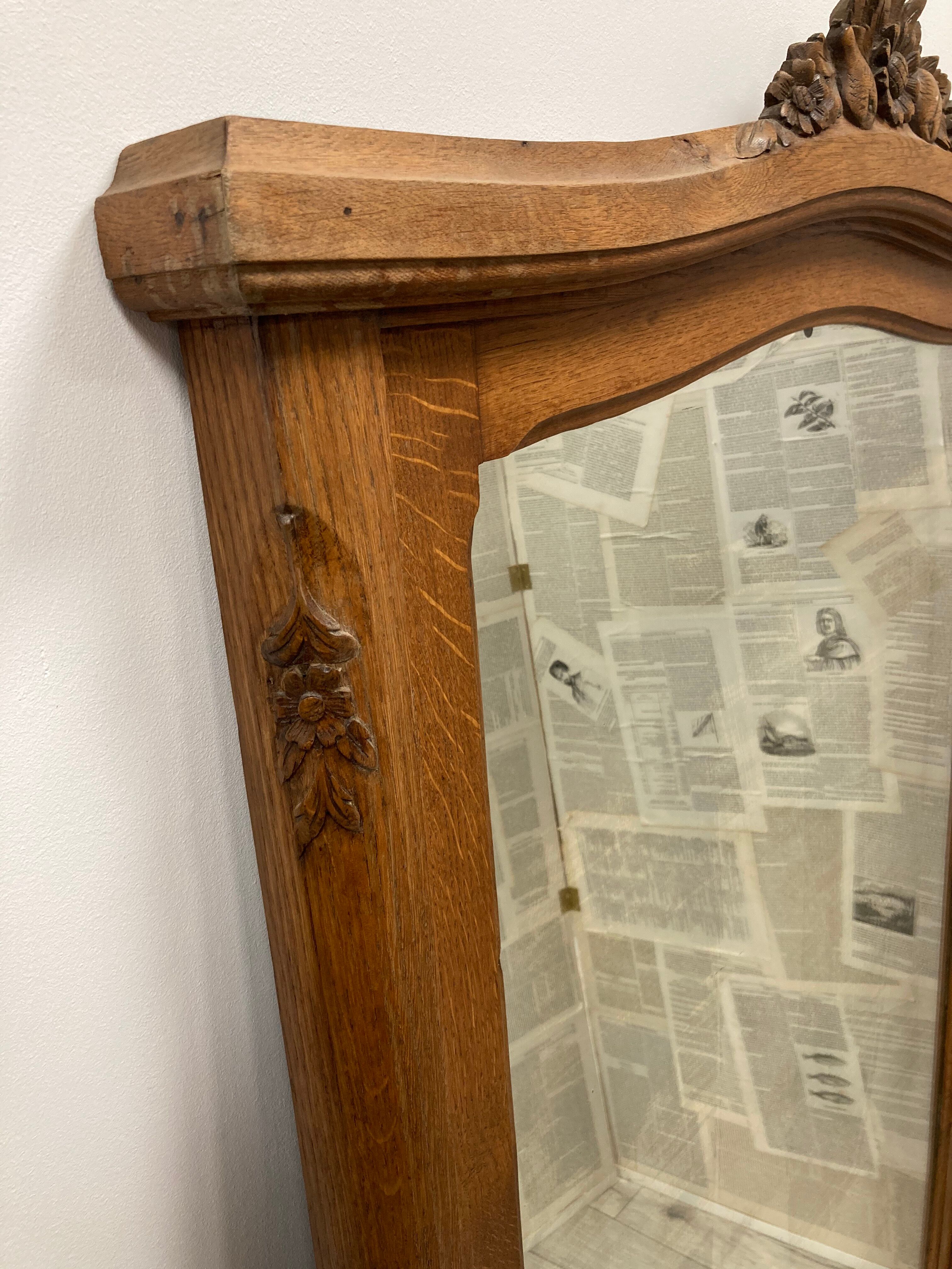 Large Vintage Mirror 91x148cm