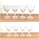 8 vintage glasses - Arques crystal - Chaumont model