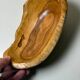 Handcrafted solid olive wood bowl 20 cm – Organic freeform shape
