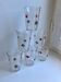 Set of 6 water glasses card games 70s