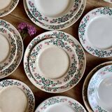 Compotier, assiette sur pied ancienne modèle Cécile de HBCM