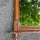 Henri II mirror in solid oak 67x97cm from the 19th century