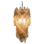First Edition Murano Glass Poliedri Chandelier attributed to Carlo Scarpa for Venini, 1960s