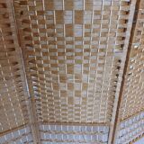 wicker, rattan screen, 5 panels