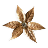 Floral applique by Willy Daro, Hollywood Regency style, 1970.