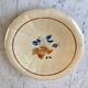 set of 5 stoneware dessert plates Niderviller Doria Ste Radegonde hand painted white years