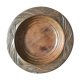 Plat creux en bois sculpte