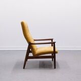 1965 Edmund Homa Chair, Model GFM-64 High Back in Yellow