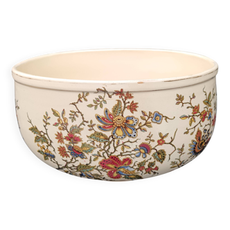 Cache pot en porcelaine signé Choisy-le-Roi
