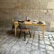 Weathered farm table