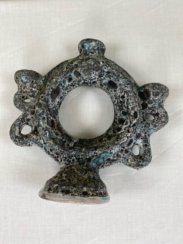 Chandelier en céramique vintage