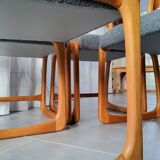 Ensemble de 4 chaises traîneau Baumann