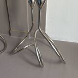 Pair of twisted candlesticks