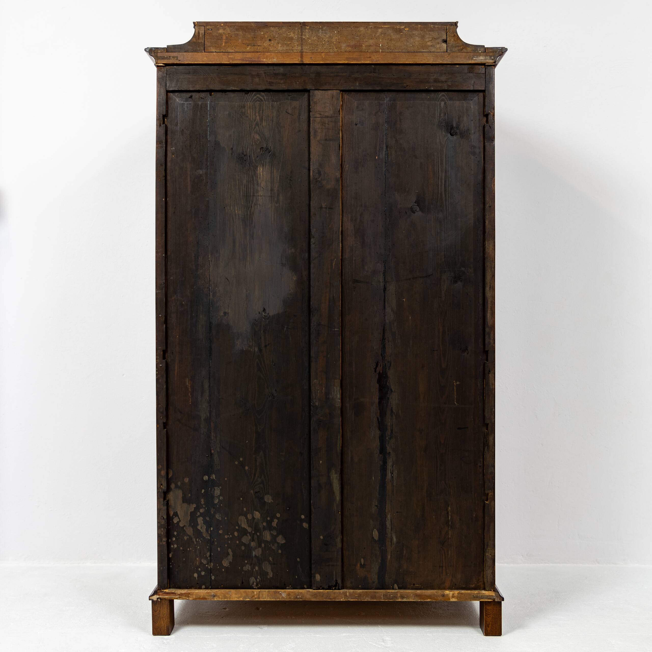 Chiffonnier haut avec bar en acajou 1850-1880