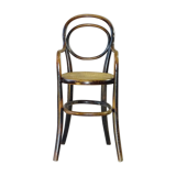 High baby chair, Thonet 1890, bistro, canned