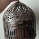 Wrought iron birdcage handmade in India.