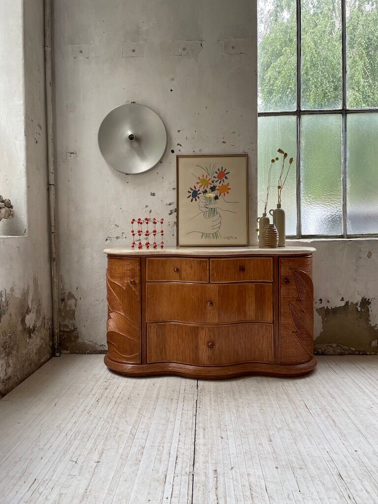 Chest of drawers bamboo Vivai del Sud tropicalist