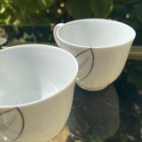 Porcelain coffee service by Charles Ahrenfeldt from Limoges France