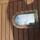 Brass mirror