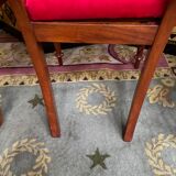 Suite of 6 english mahogany chairs 19th restored