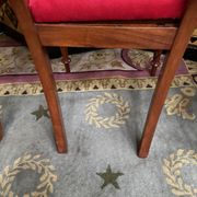Suite of 6 english mahogany chairs 19th restored