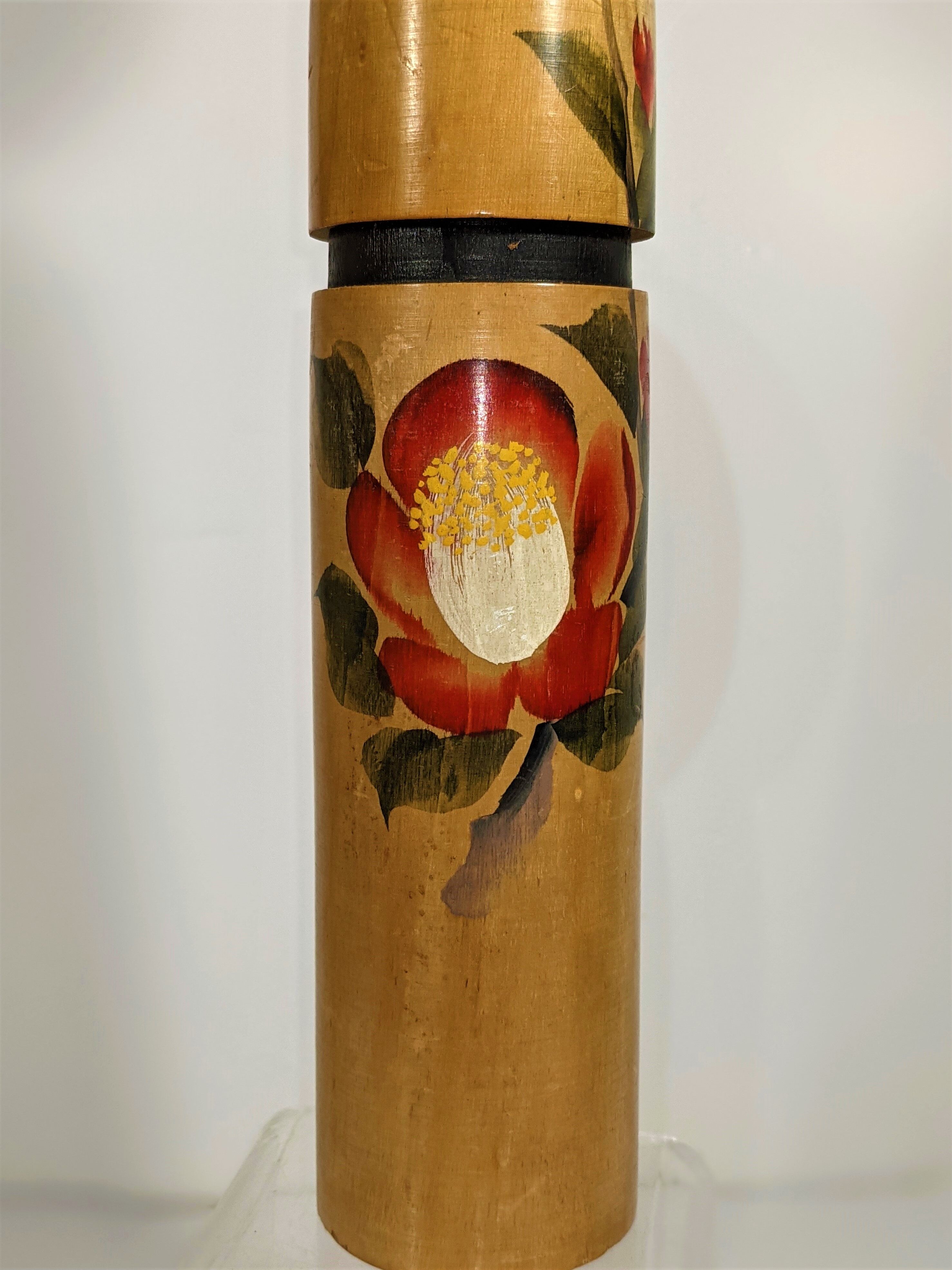 Kokeshi doll by Mrs. Sato Kozon vintage Japan 1960-70