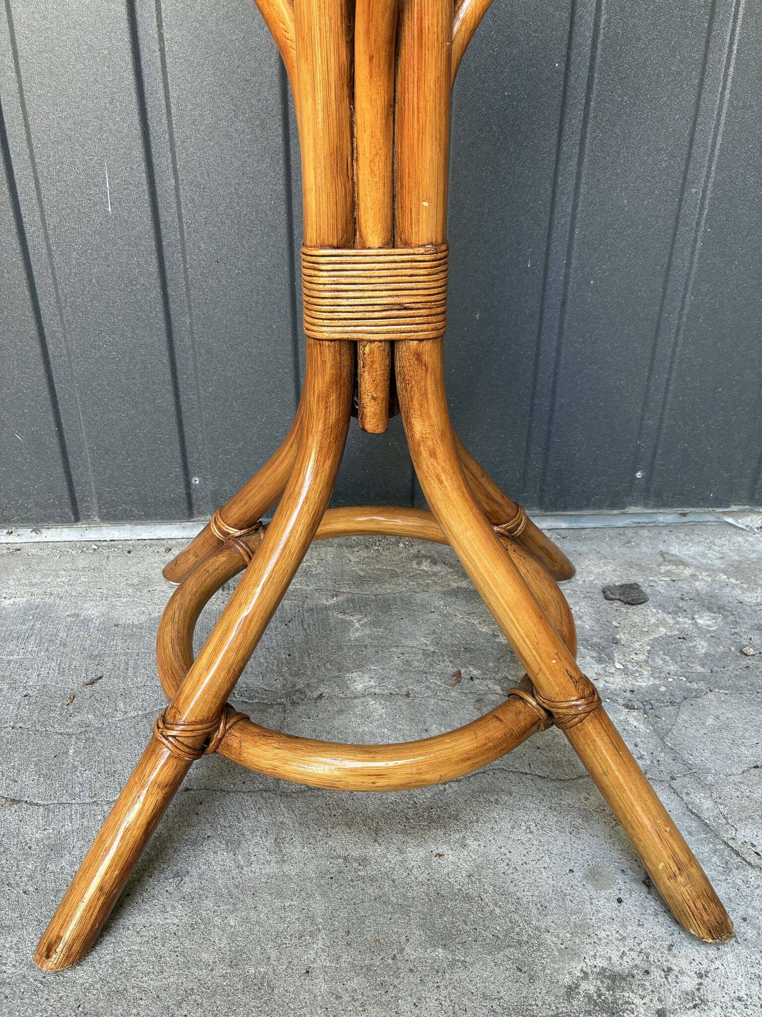 Bentwood and rattan coat stand, 1960s