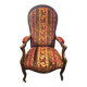 Fauteuil Louis-Philippe en bois massif