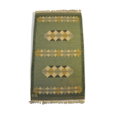 Mat Swedish Rollakan, wool woven hand, Sweden, 1950 - 90x165cm