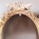 Cadre ancien bronze format ovale