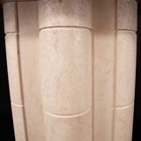 Vintage console in travertine