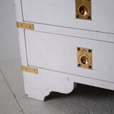 Commode blanche à 6 tiroirs