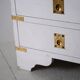 White 6-drawer chest of drawers