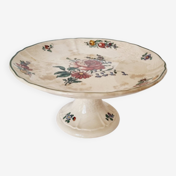 Mettlanch compotier in white earthenware from Villeroy & Boch, elegantly decorated with colorful peonies