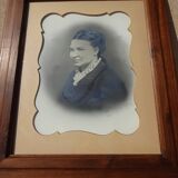Framed portraits from 1911, 53/63 cm, both