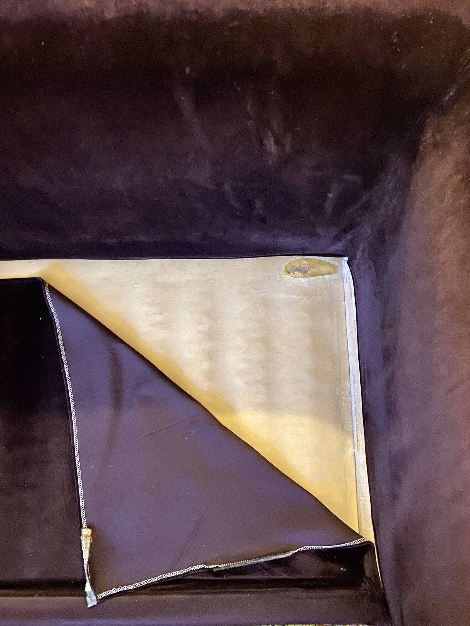 Louis Velvet Eggplant sofa 3-seater Habitat
