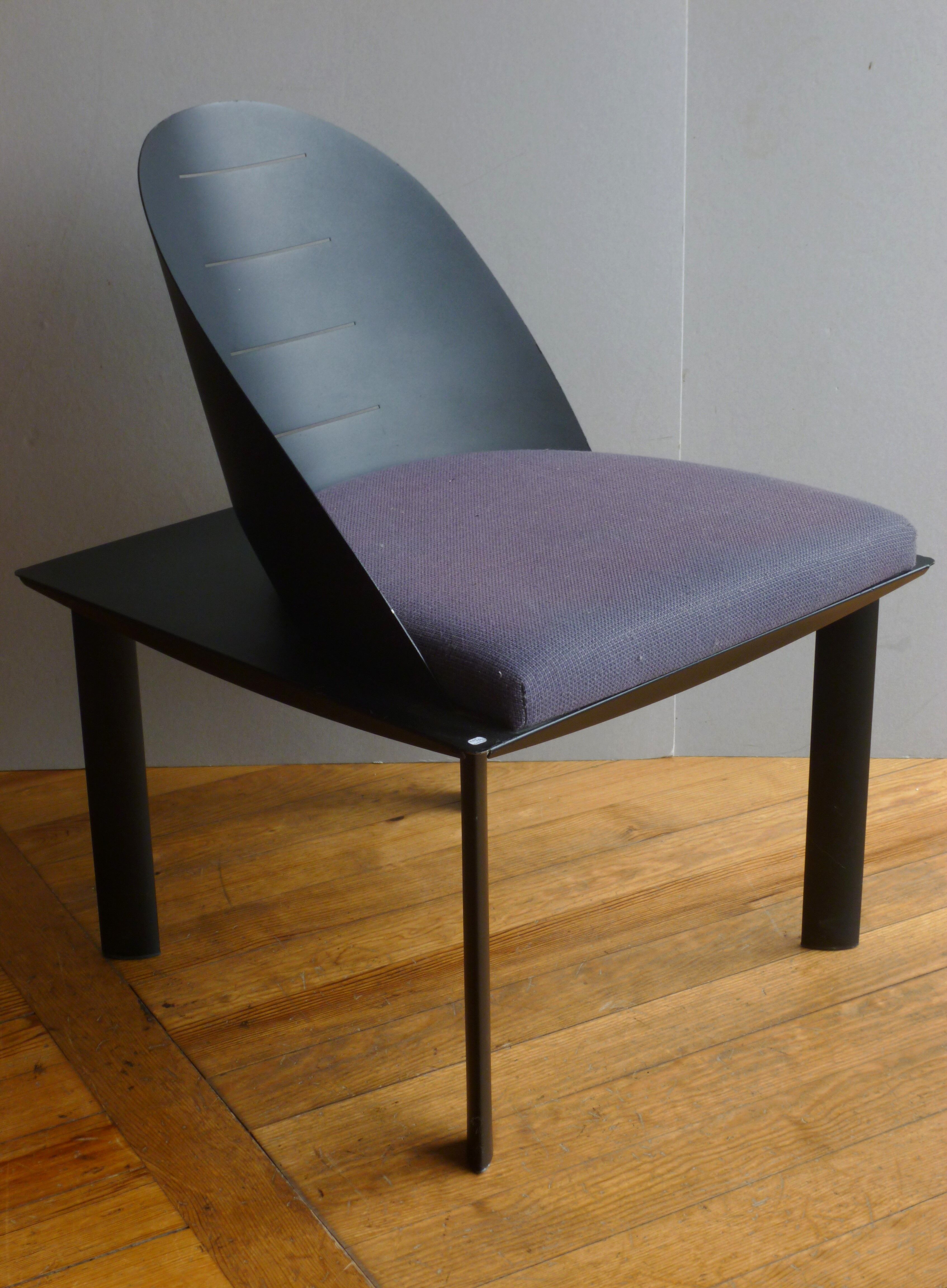 Fauteuil design Patrice Bonneau, édition Genexco, années 80