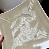 Square buffet plates - 24 cm - Kyoto model - Maison Montgolfier