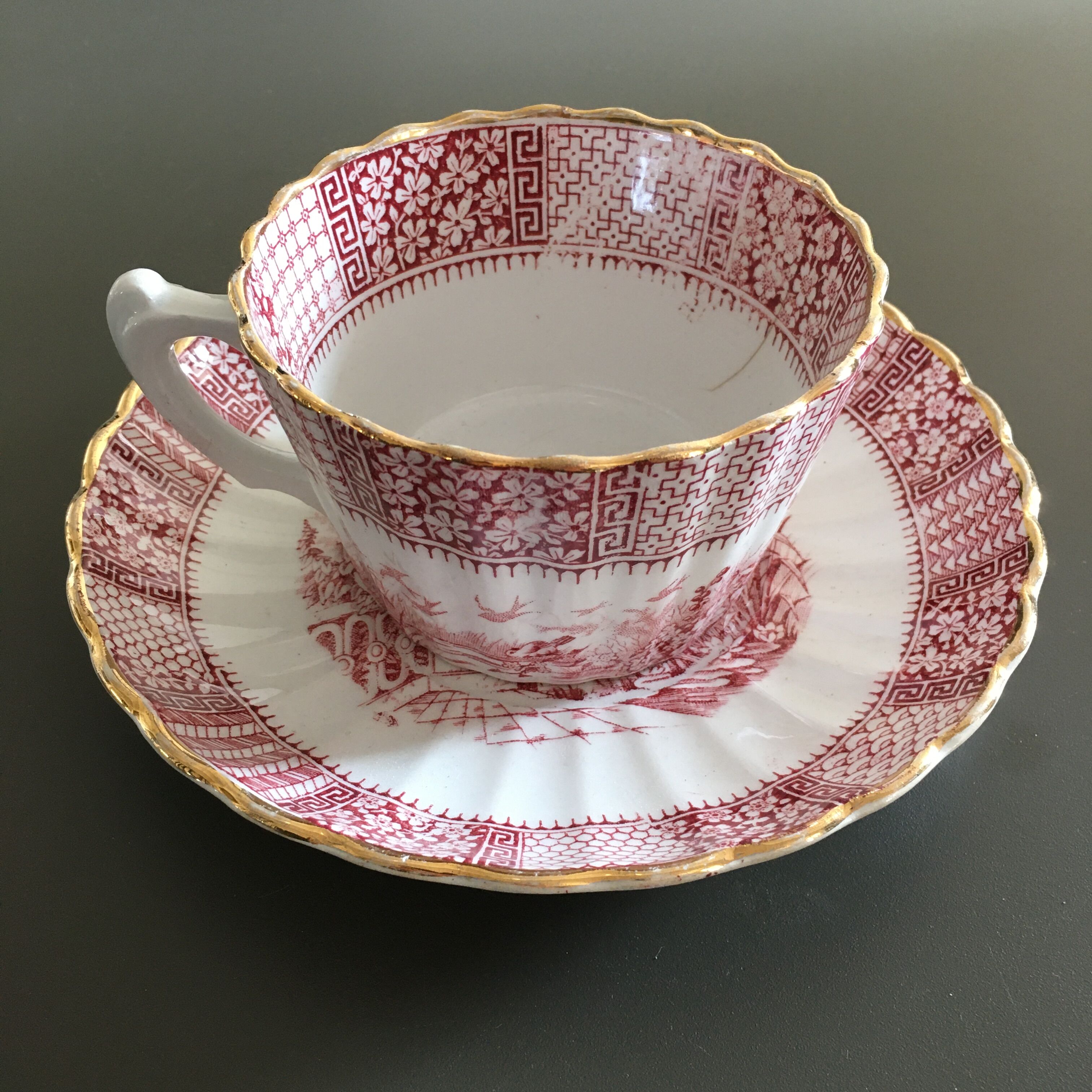 Luneville cup and saucer