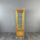 Carved and gilded wooden display cabinet, Louis XVI style, 20th century.