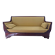 Mahogany canapé – Restoration period (19th century) – Yellow fabric