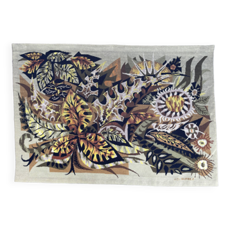 “Trinidad” tapestry by Jean Claude Duprez. 1950. Numbered.