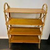Rattan shelf
