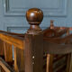 English mahogany magazine holder 1 drawer Mid-twentieth
