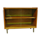 Showcase low shelf mahogany vintage 1960 / 1970