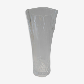 Crystal vase octogonal col