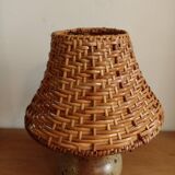 70s stoneware lamp