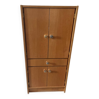 60s hi-fi system / record player and records cabinet